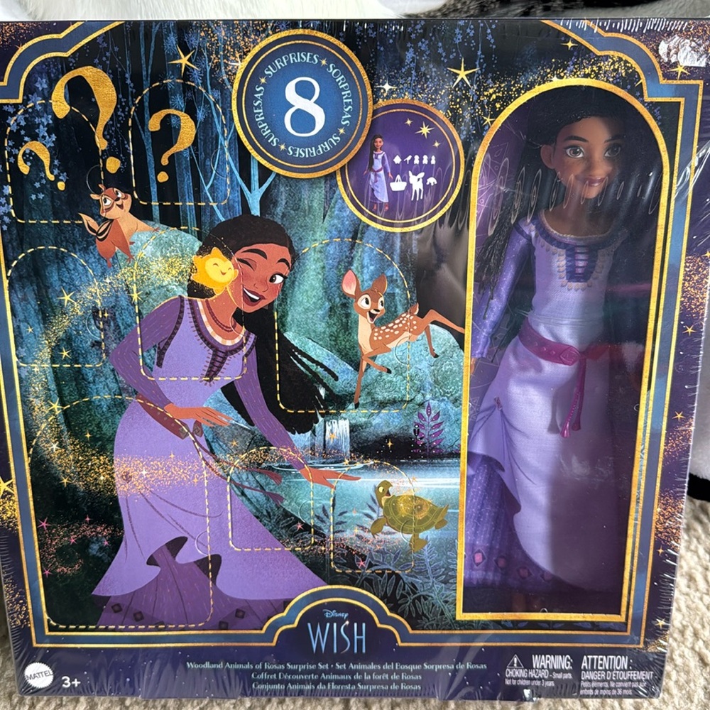 Disney Wish Doll Set - Asha and Wonderland Animal Friends